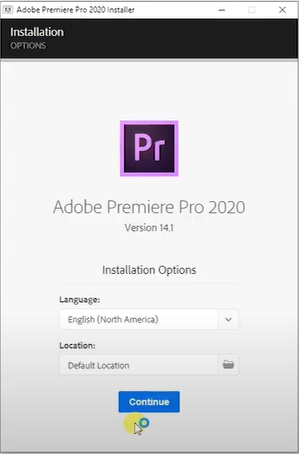 Lựa chọn ngôn ngữ cài đặt Photoshop