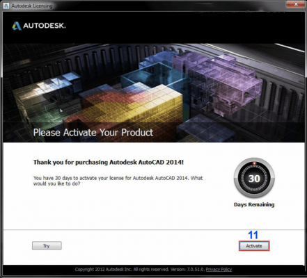 Mở AutoCAD 2014