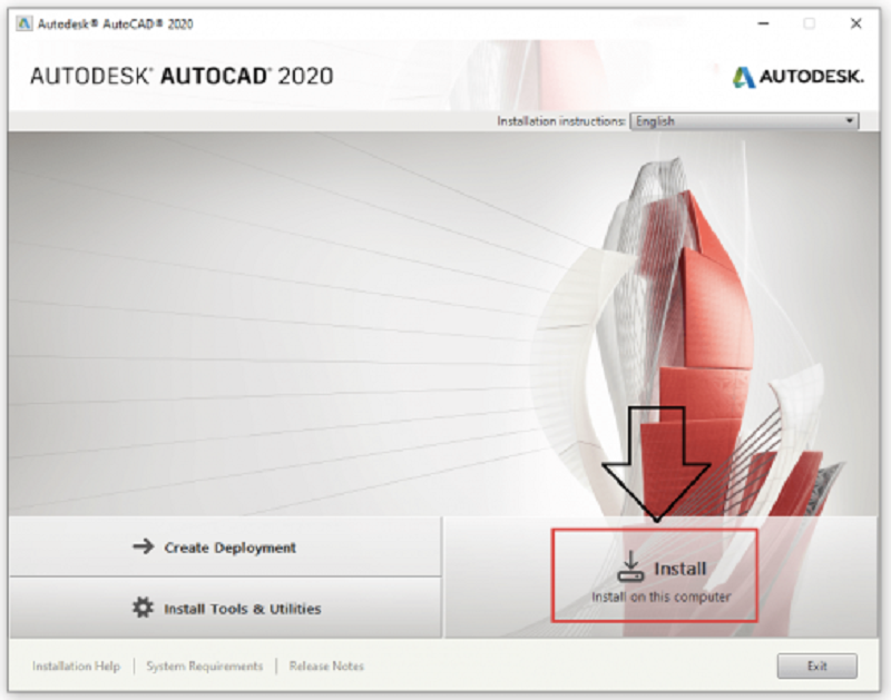 Cài đặt AutoCAD 2018 Bước 3