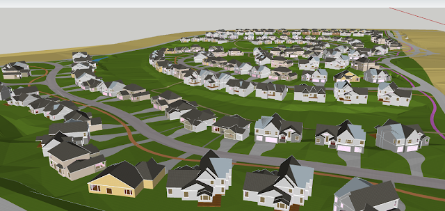 Phối cảnh quy hoạch SketchUp