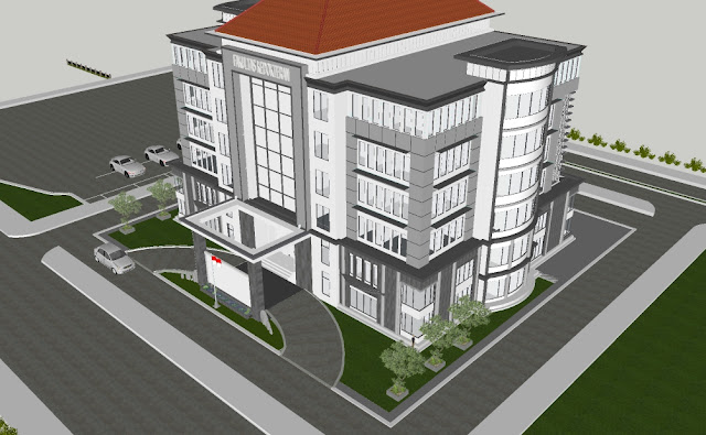 Phối cảnh ngoại thất SketchUp 2022