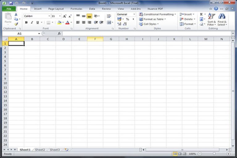 Phần mềm Microsoft Excel giao diện mới nhất