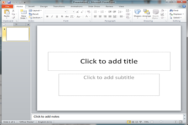 Kiểm tra trạng thái PowerPoint