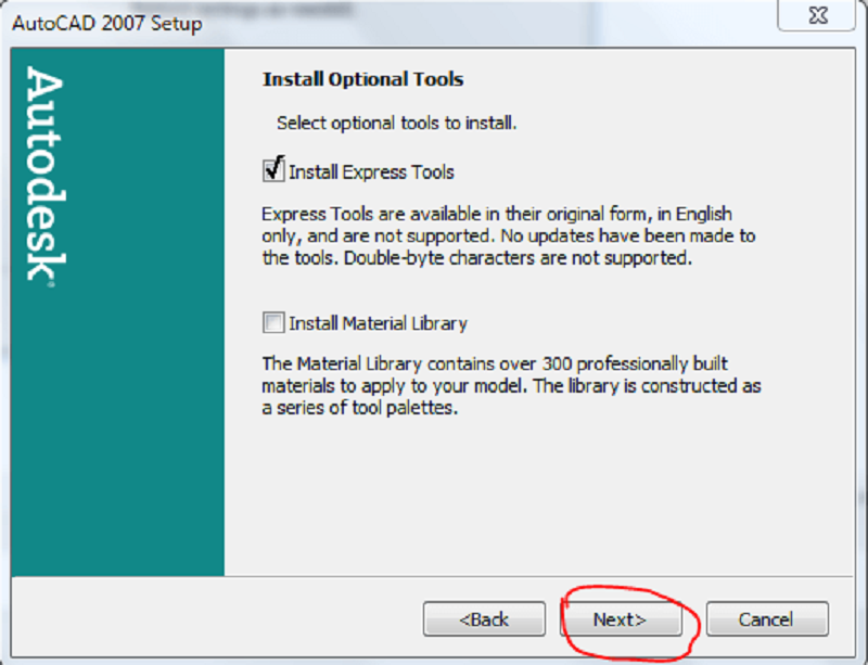 Cài đặt Express Tools