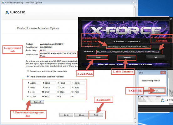 Các bước crack AutoCAD bằng X-Force chi tiết