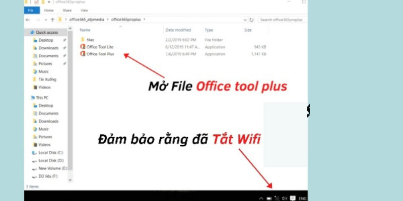 Khởi chạy OfficeToolPlus