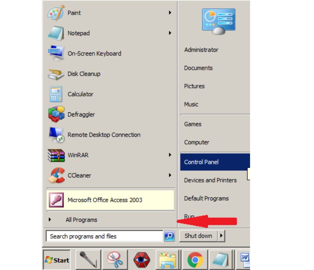 Tìm biểu tượng Office trong Start Menu