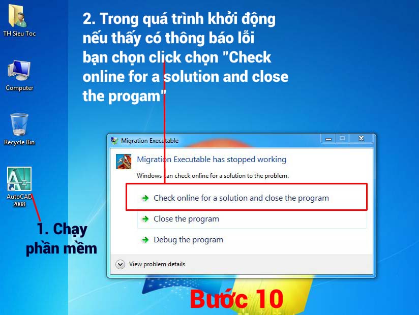 Thông báo khởi chạy đầu tiên