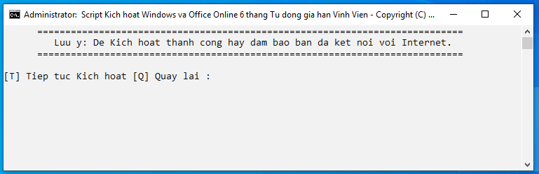 Xác nhận phím T