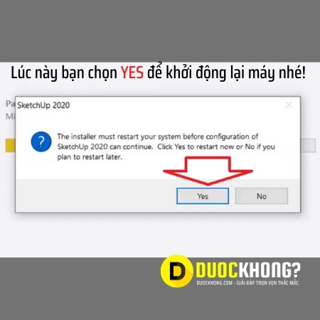 Yêu cầu khởi động lại hệ thống