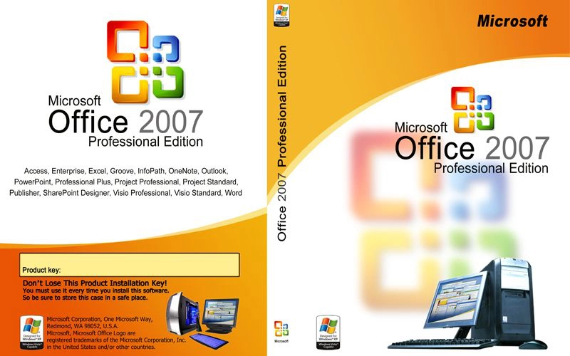Giao diện làm việc của Office 2007