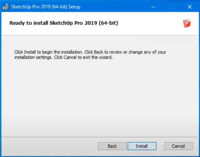 Bấm Install để bắt đầu cài đặt