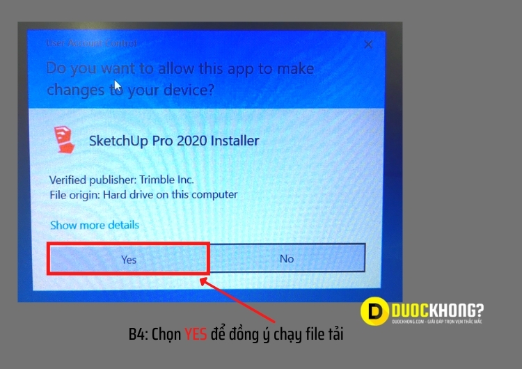 Hướng dẫn cài đặt SketchUp 2020 Bước 5