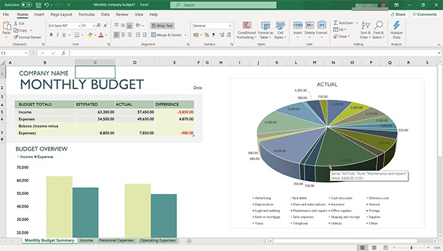 Vẽ biểu đồ trong Excel 2007 với số liệu có sẵn