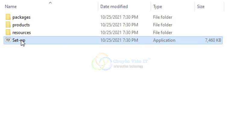 Chạy file Setup Premiere 2022