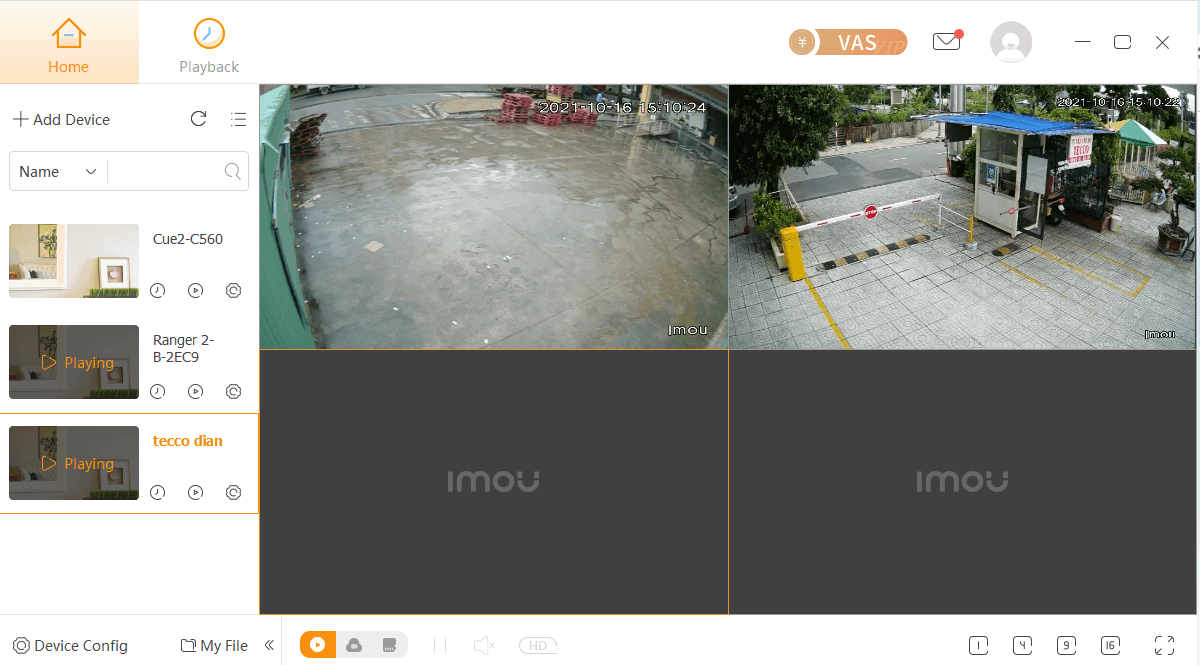 Xem camera trên máy tính PC thành công