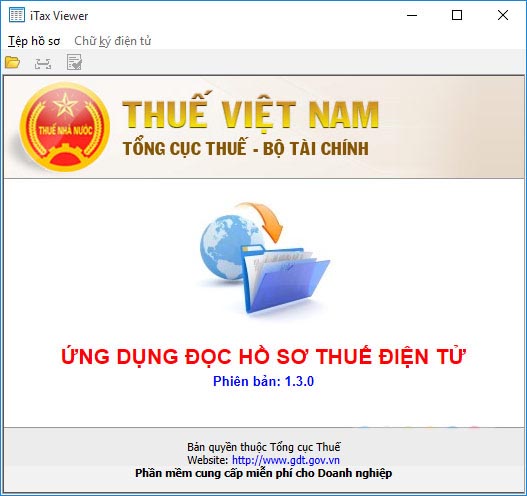 Mở file XML bằng iTaxViewer