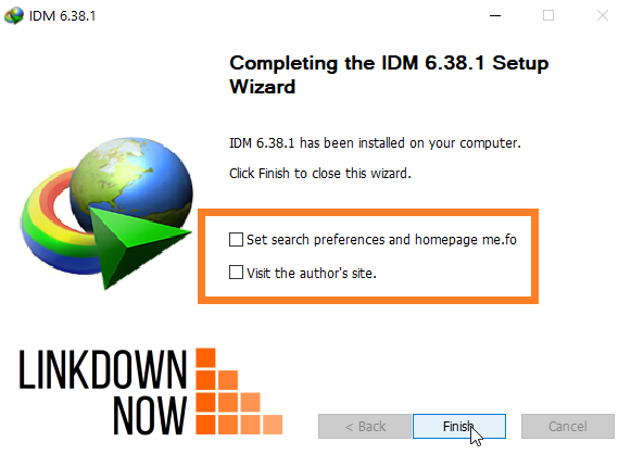 Hoàn tất cài đặt IDM