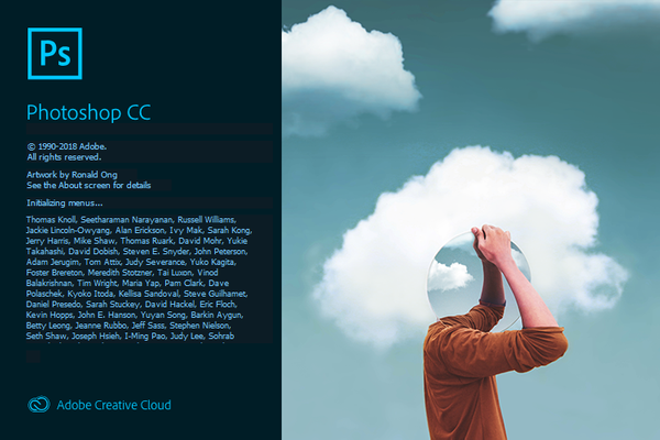 Giao diện hoàn thành cài đặt Photoshop CC 2019