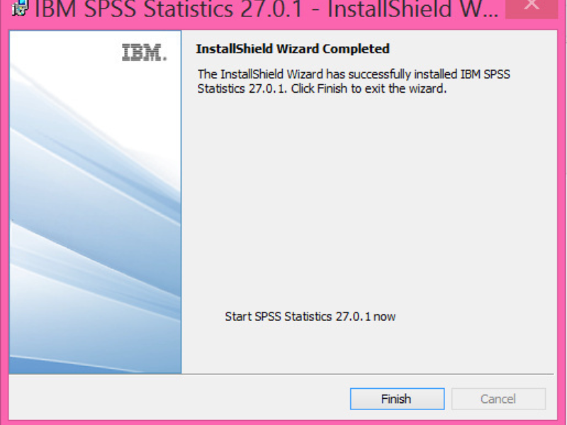 Chọn thư mục lưu trữ SPSS 27