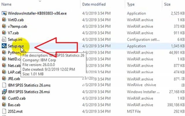 Cài đặt SPSS 26 bước 2