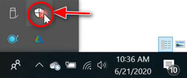 Mở Windows Security