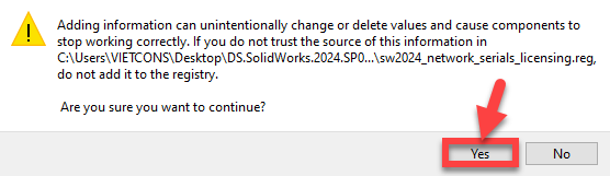 Bước 1 cài đặt SolidWorks 2024