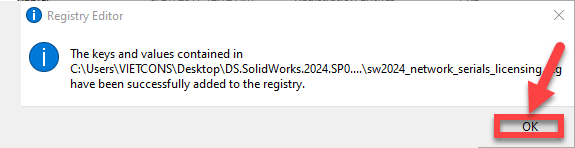 Bước 2 cài đặt SolidWorks 2024
