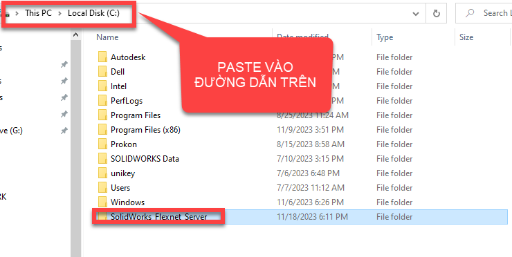 Chọn Install on this computer