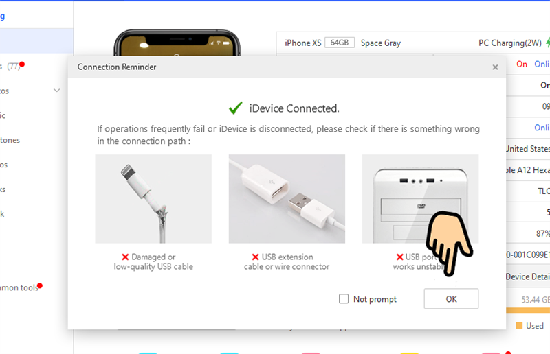 Lưu ý khi sử dụng 3uTools