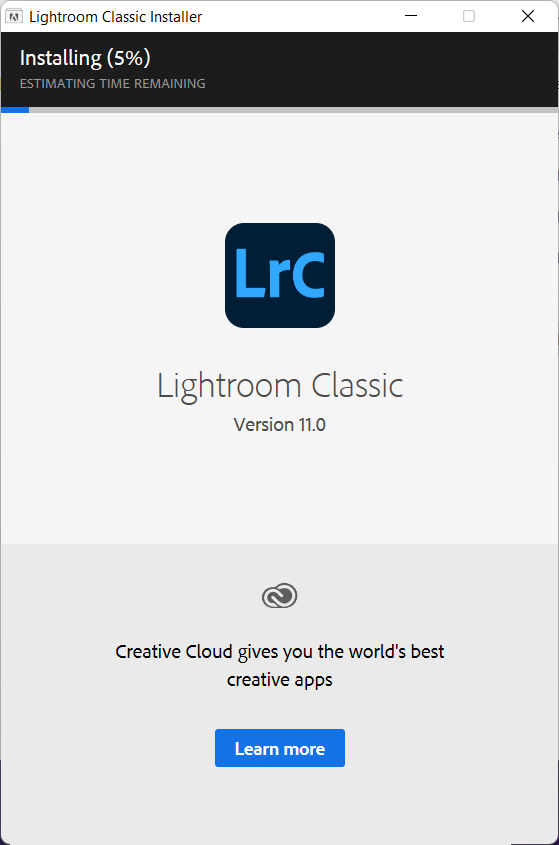 Hướng dẫn cài đặt Lightroom 2022 bước 3