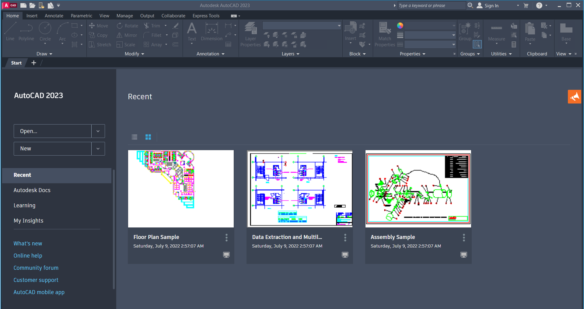 Giới thiệu AutoCAD 2023