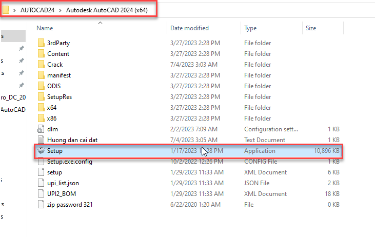Hướng dẫn cài đặt AutoCAD 2024 - Bước 1