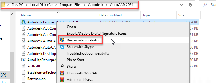 Kích hoạt AutoCAD 2024 - Bước 4