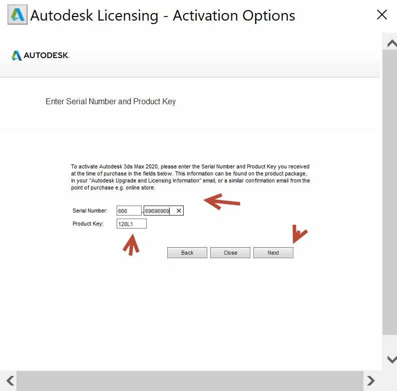 Nhấn Activate để nhập key