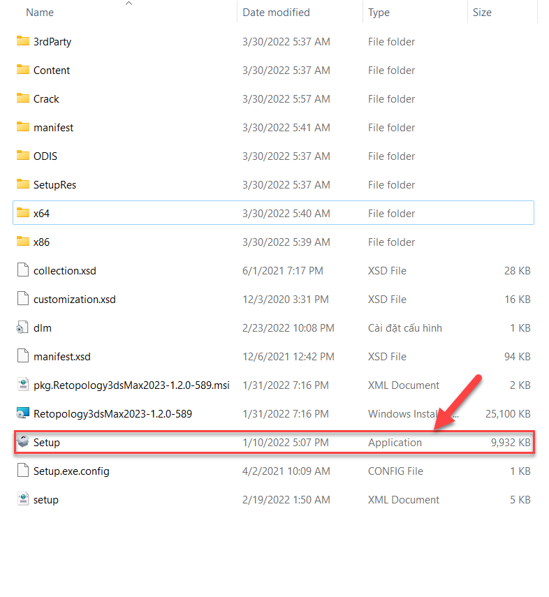 Chạy file cài đặt Autodesk 3ds Max 2023
