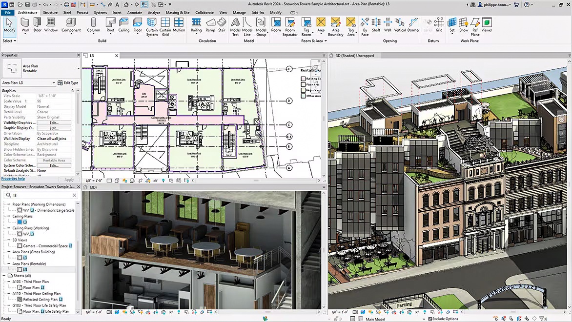 Mô hình hóa dữ liệu BIM trên Revit 2013