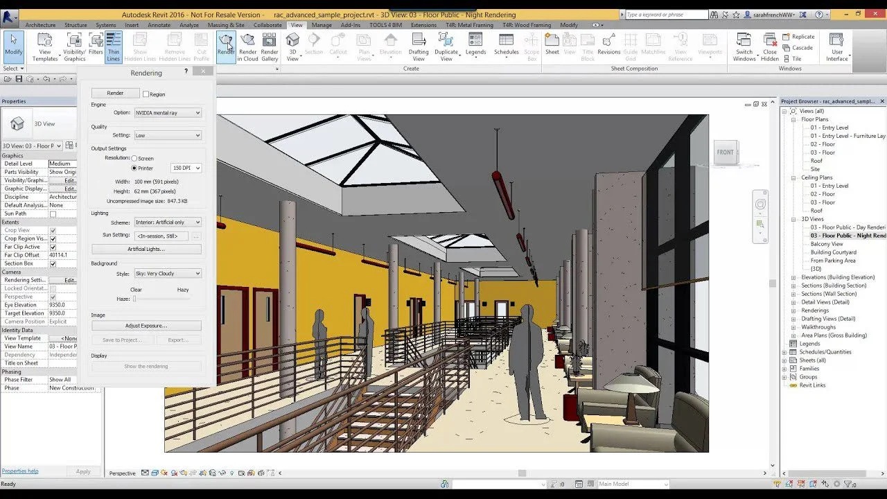 Màn hình kích hoạt thành công Autodesk Revit 2016
