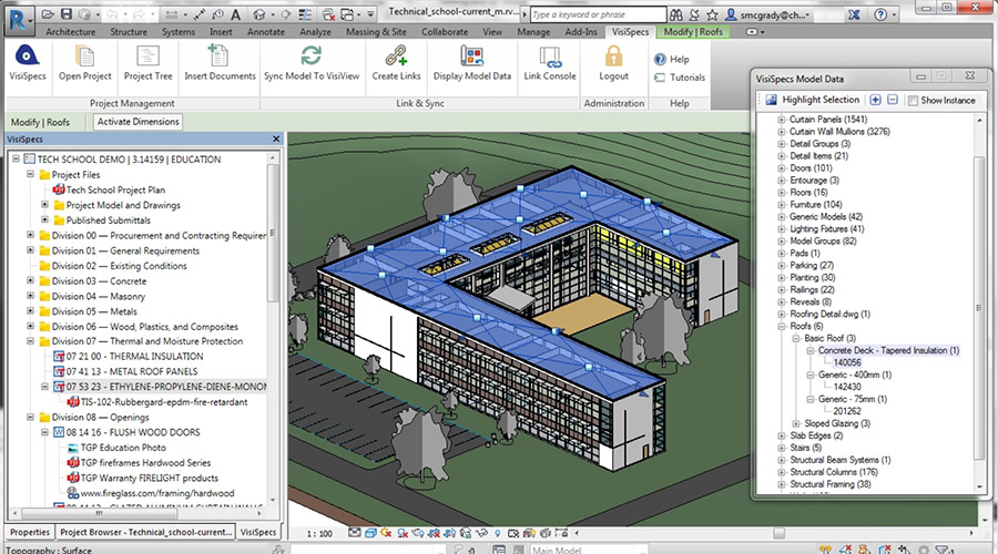 Giao diện làm việc chuyên nghiệp của Autodesk Revit 2017