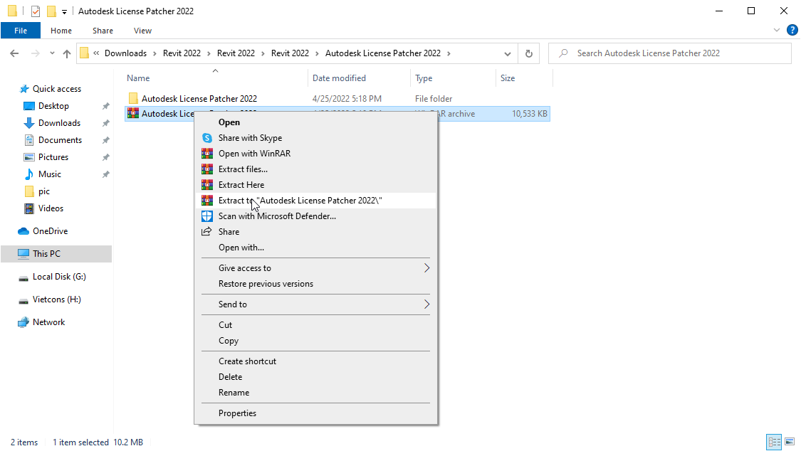Cài đặt Revit 2022 - Bước 1