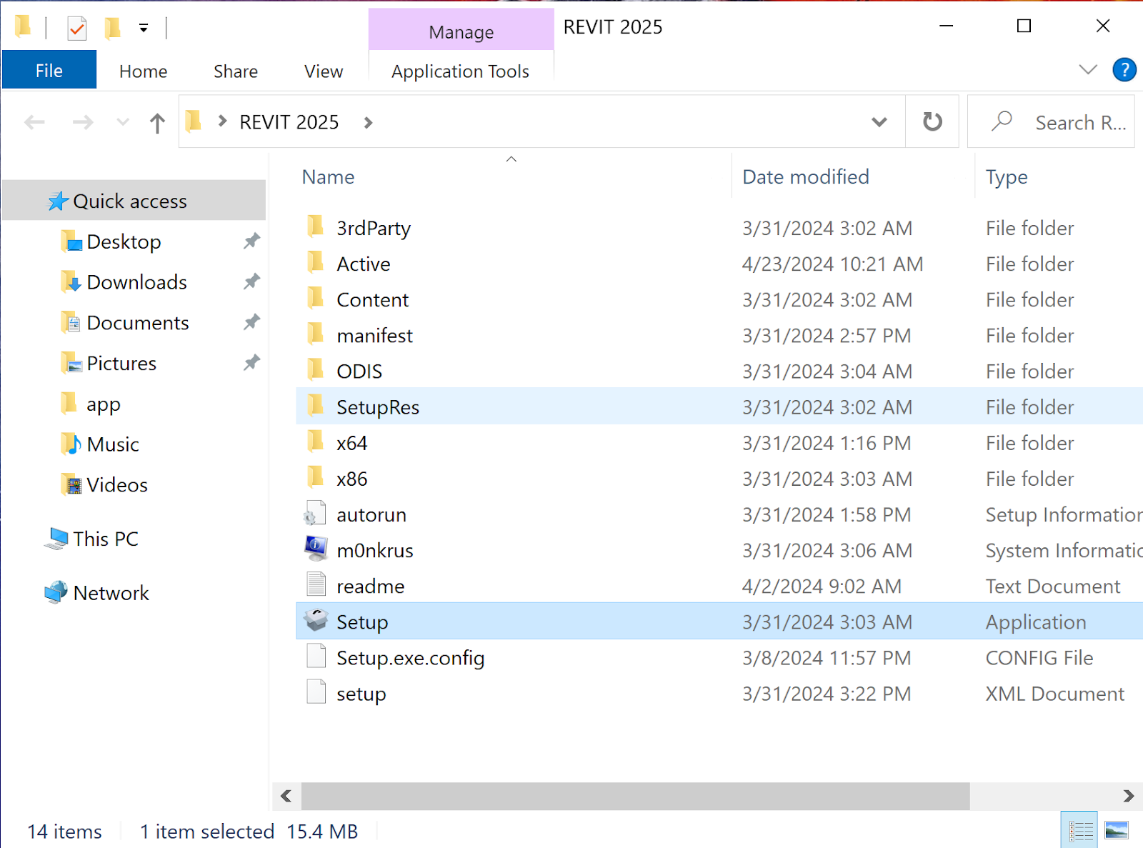 Cài đặt Revit 2025 - Bước 3