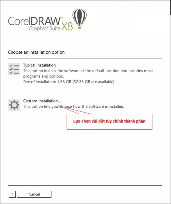 Cài đặt Corel X8 bước 6