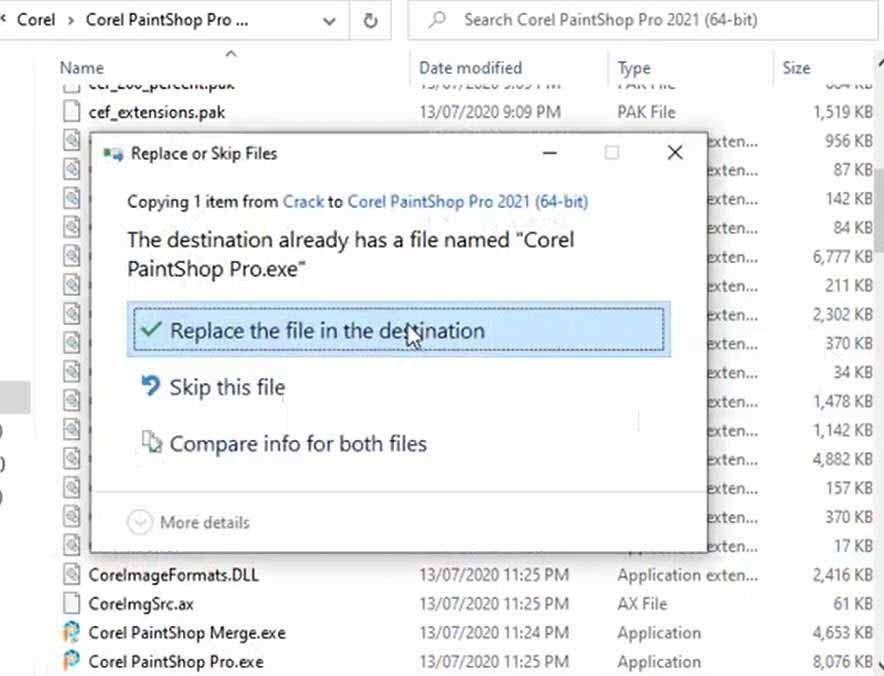 Hoàn thành cài đặt Corel PaintShop Pro 2021