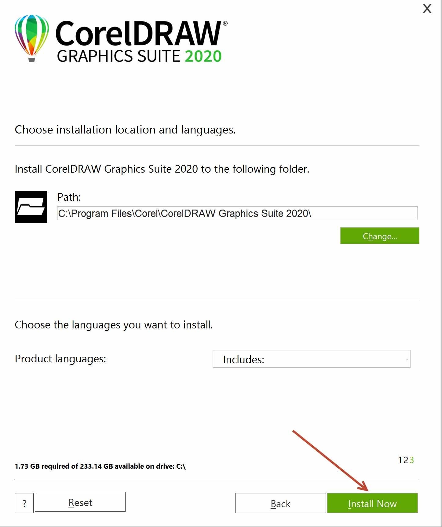 Hoàn thành cài đặt CorelDRAW 2020
