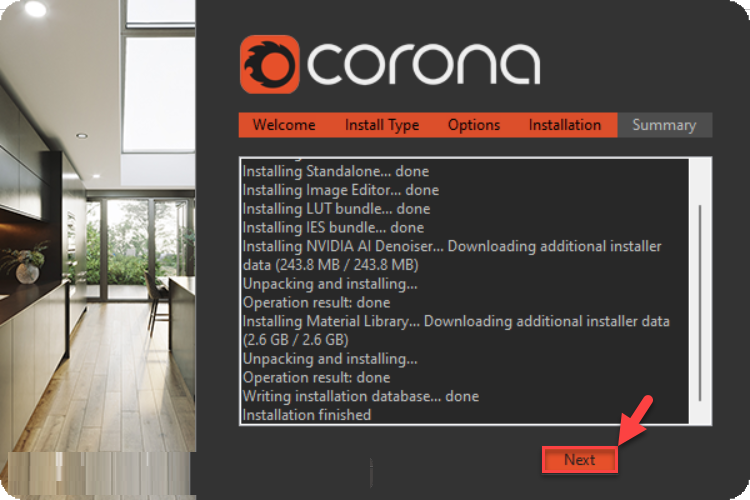 Hướng dẫn cài đặt Corona Renderer 6 bước 5