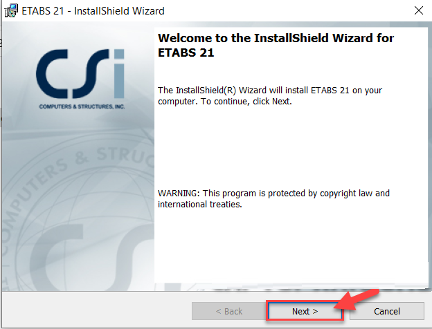 CSI ETABS 21 Setup 3