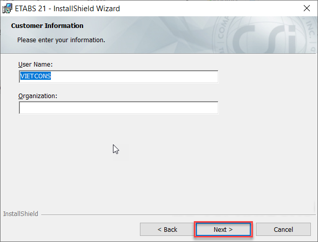 CSI ETABS 21 Setup 5