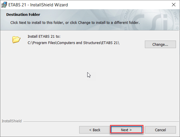 CSI ETABS 21 Setup 6