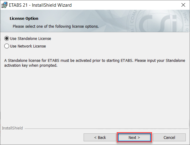 CSI ETABS 21 Setup 7