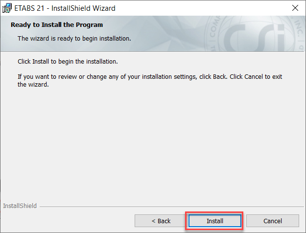 CSI ETABS 21 Setup 8